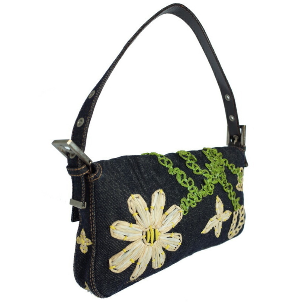 Fendi Denim Bag Flower Bucket